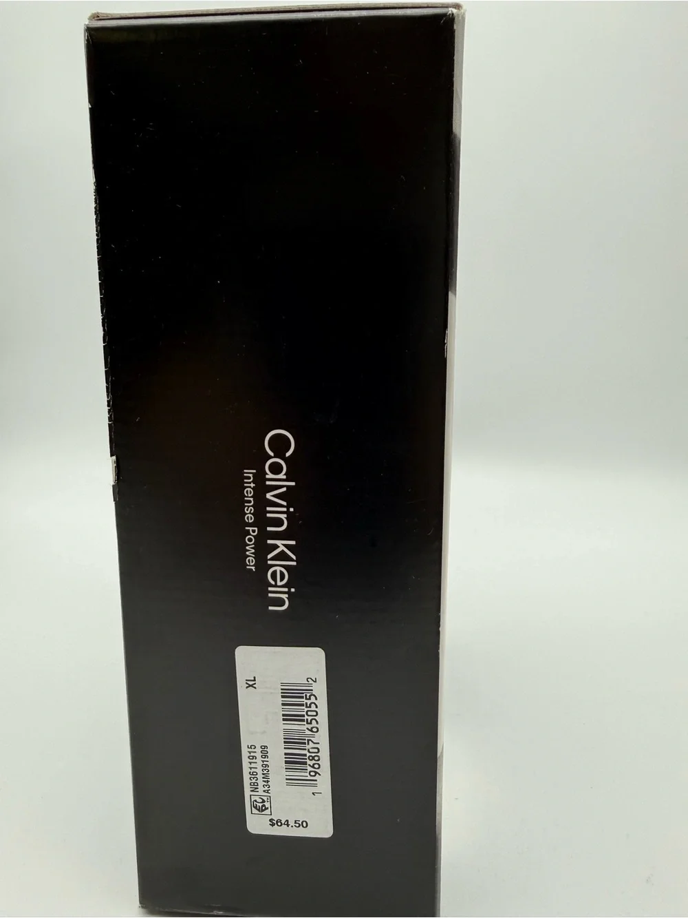 Calvin Klein Intense Power Low Rise Trunks - Black with Multicolor Waistband